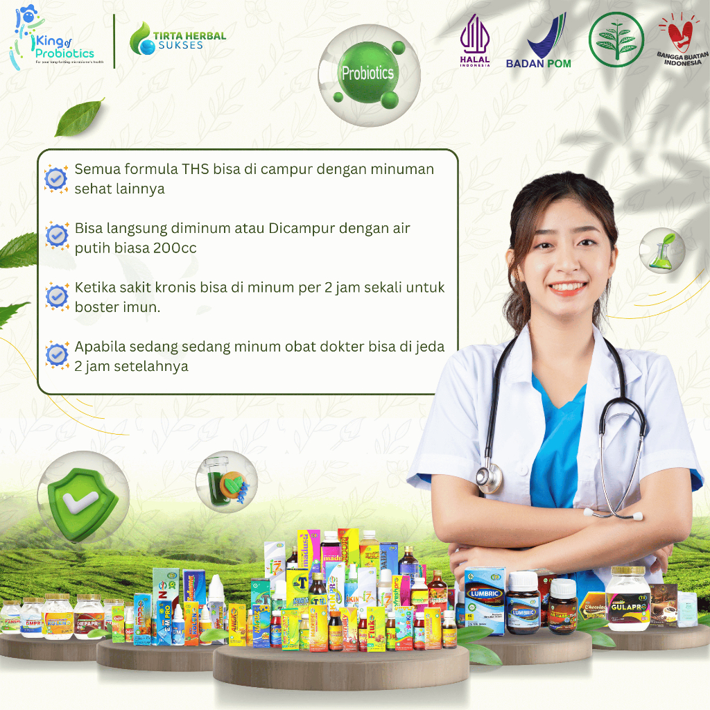 Bioth Oth Thm Salama Probiotik Tetes Herbal Kemasan Botol 10Ml Masalah Pada Telinga Mata Hidung