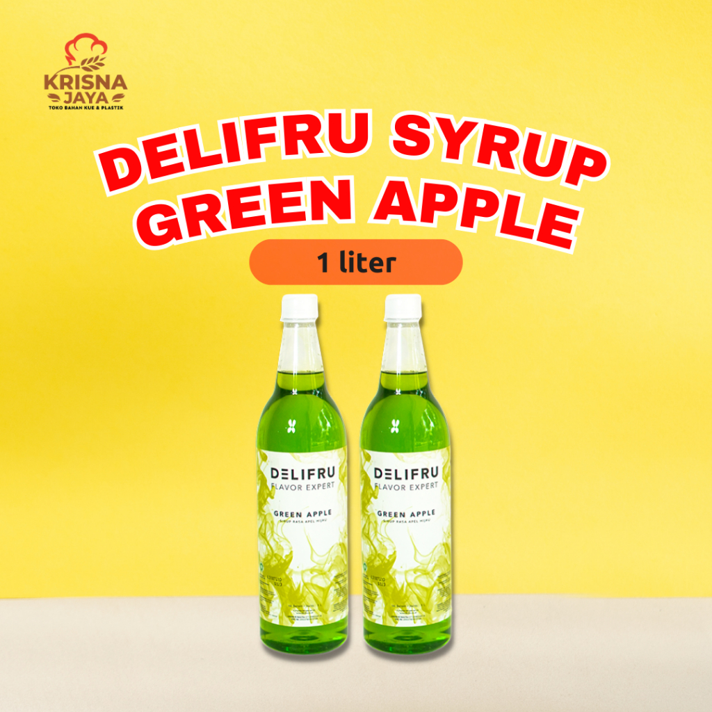 

Delifru Green Apple Syrup / Sirup Minuman Kafe 1 liter