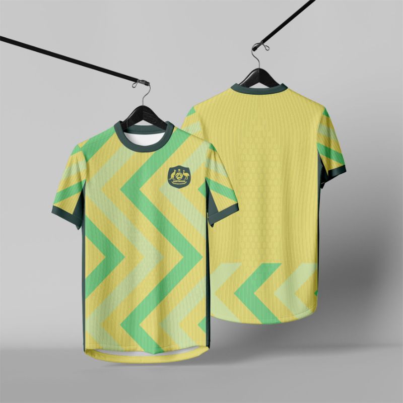 JERSEY TIMNAS AUSTRALIA HOME AWAY GRATIS NAMA DAN NOMOR PUNGGUNG