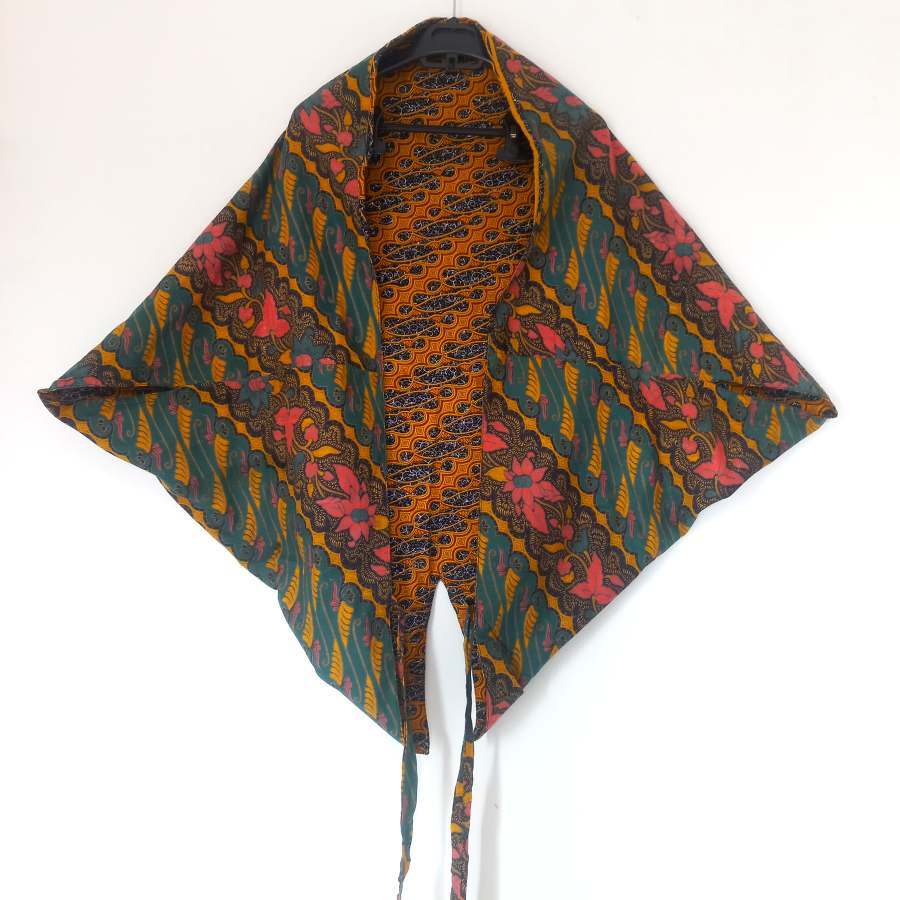 Bolero Batwing Batik Motif Bolak Balik All Size Big Size LD Besar Katun Adem| Baju Luaran Wanita Car