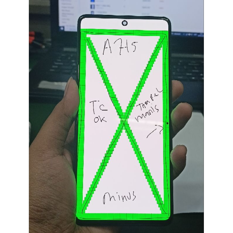 LCD SAMSUNG A71 - A715 ORIGINAL COPOTAN MINUS
