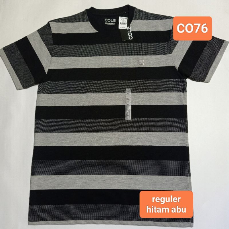 Kaos Pria Lengan Pendek T Shirt Merk COLE Original
