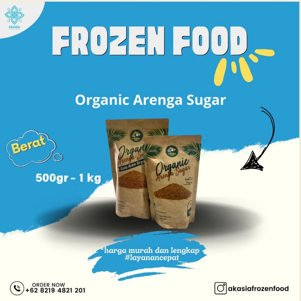 

Organic Arenga Sugar 500gr - 1kg