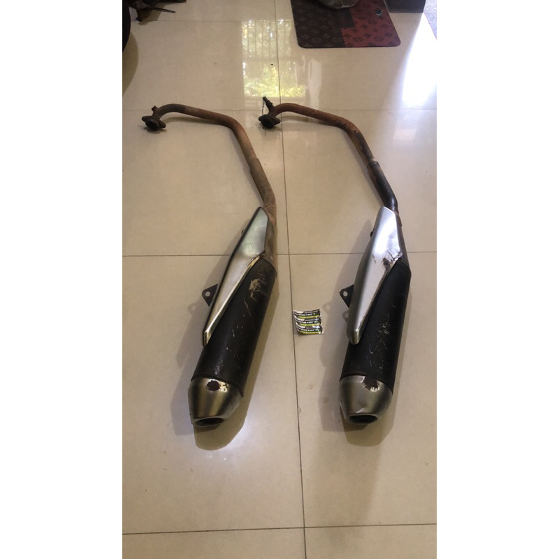 Kenalpot Satria Fu 150 Injeksi Original Copotan Motor Standart