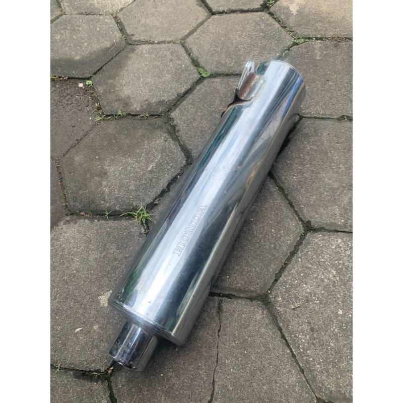 silincer knalpot supra 125 batman original standar