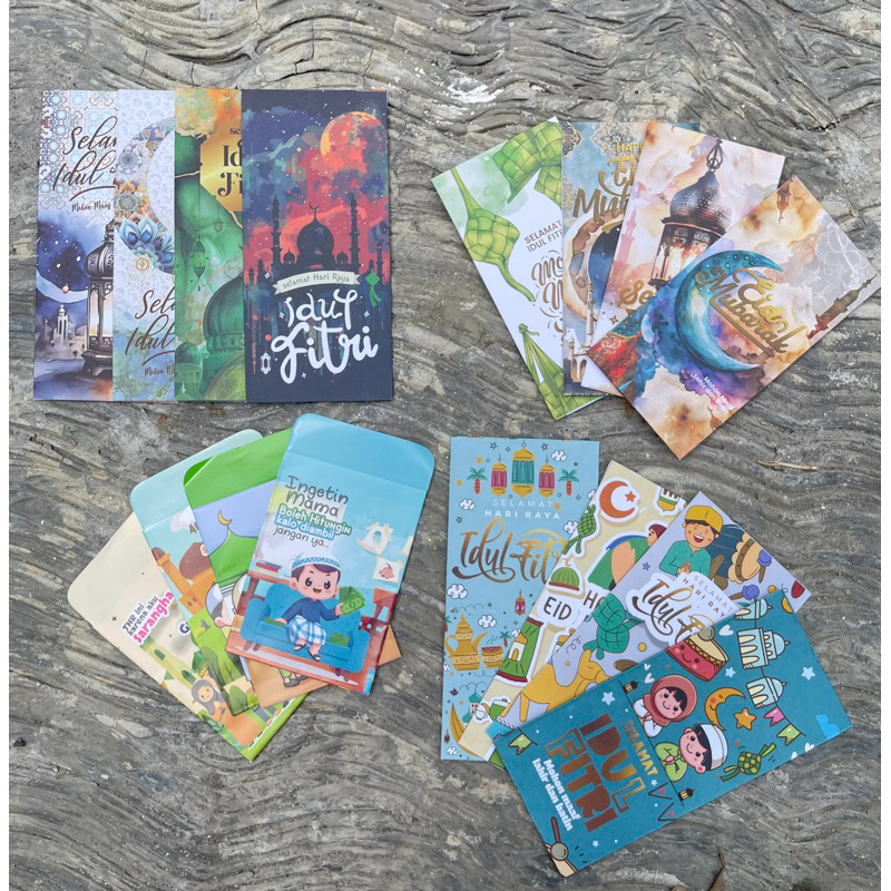 

AMPLOP LEBARAN PREMIUM TEBAL ISI 20pc PER TEMA