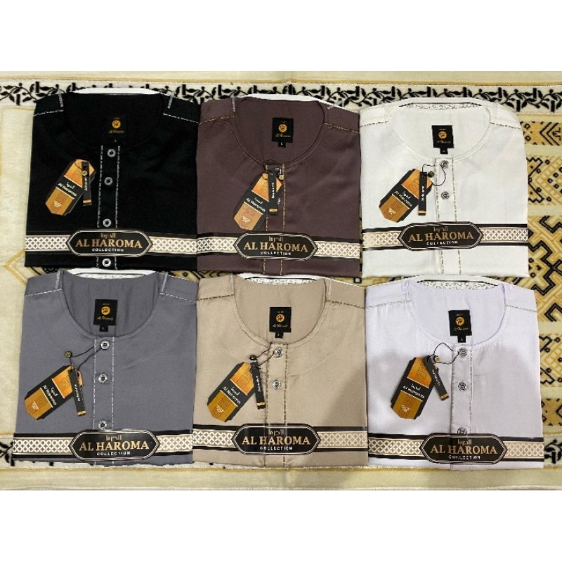 ARRIVAL  BAJU KOKO AL HAROMA OBLONG/BAJU KOKO AMANAH 2 by ATQIYA EXCLUSIVE/ BAJU MUSLIM PRIA 2025