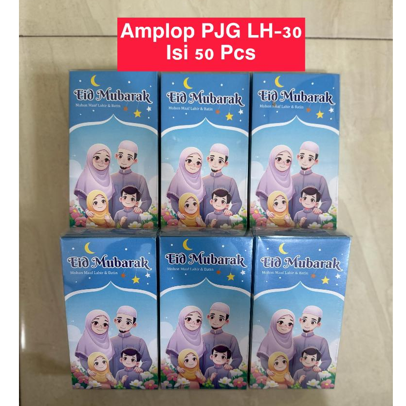 

Amplop THR Panjang Isi 50pcs / Amplop Hari Raya Idul Fitri / Amplop Lebaran Eid Mubarak