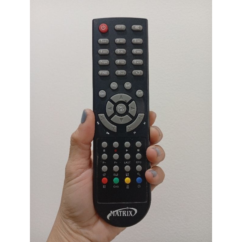 Remot Remote MATRIX Dekoder Parabola Big TV Original bergaransi