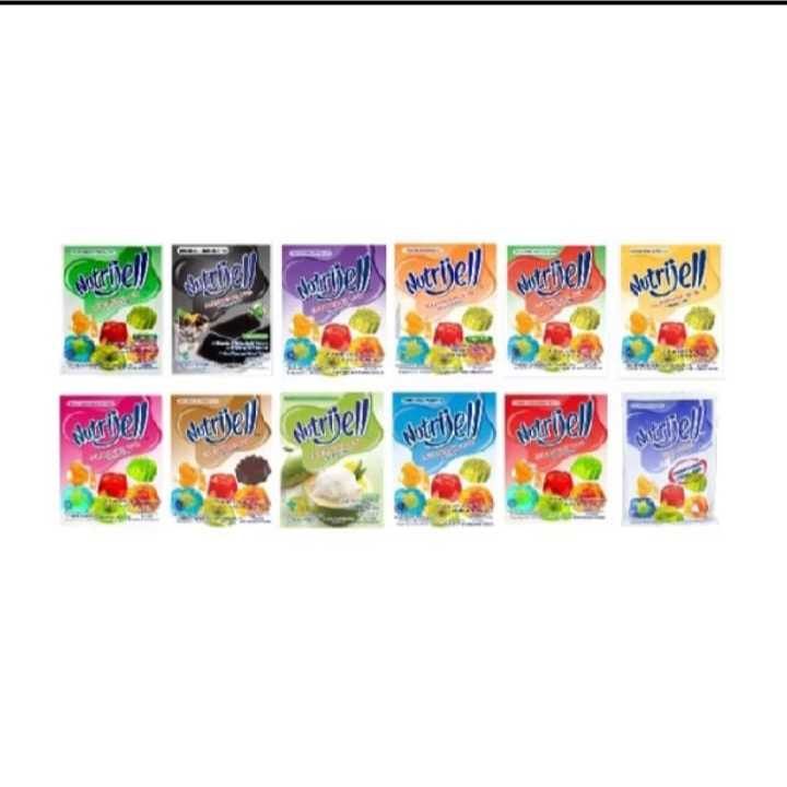 

Nutrijell Ekonomis 1 box ( 10 g x 12 Sachet )