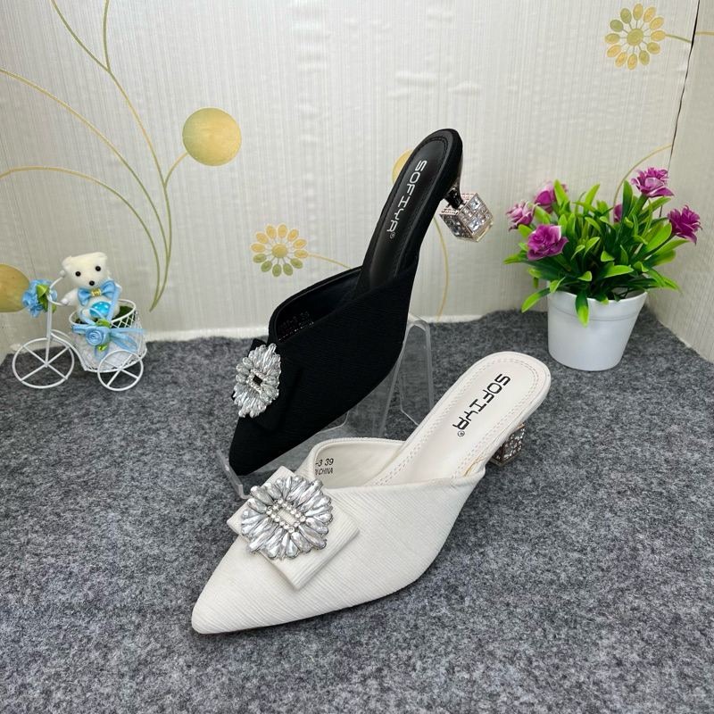 SOFIYA ORI 8061 3 SEPATU BUSTONG HILLS/ SEPATU HEELS WANITA IMPORT IMPOR  HAK HIL 5CM/SEPATU SANDAL 