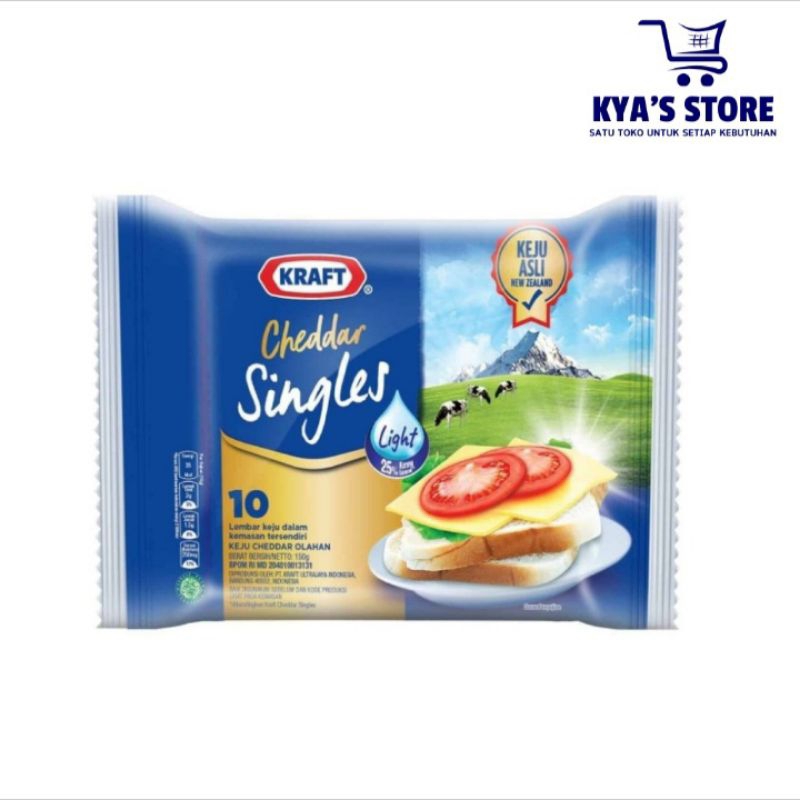 

Kraft Cheddar Singles 150g/ isi 10