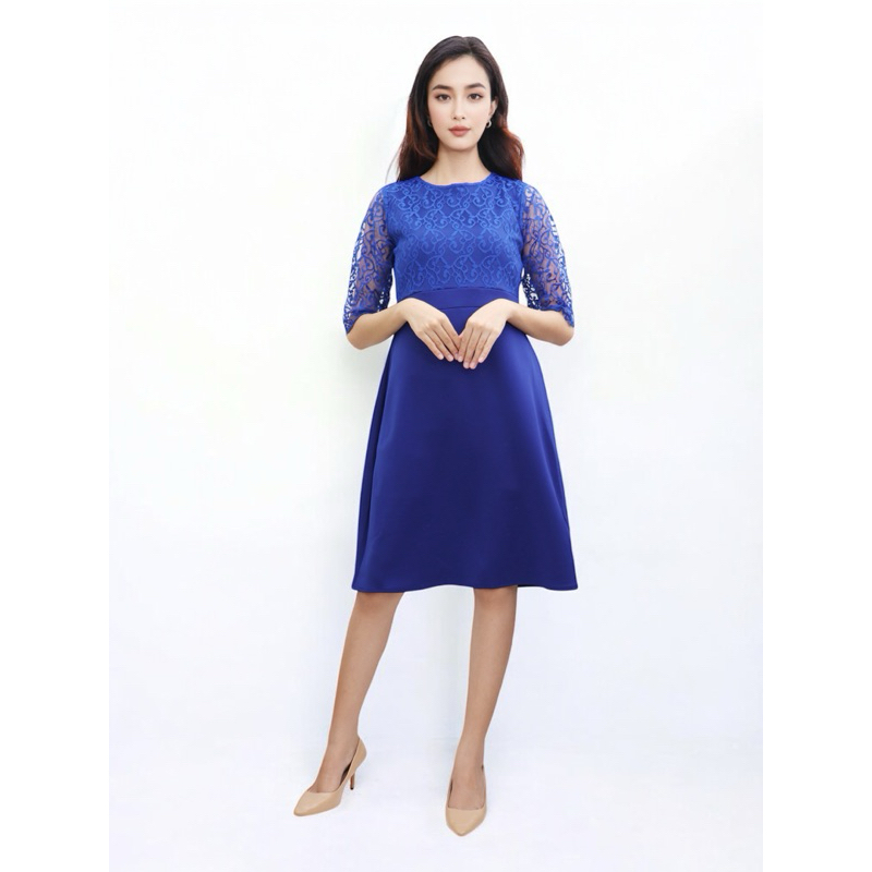 Chiobushop - Yoona (25) Dress Lilac Brukat Party Dress Bridesmaid Kondangan Pesta Dress Wanita | Kor