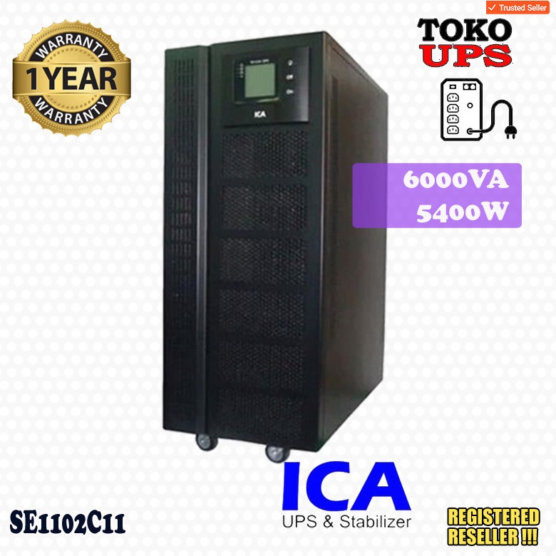 UPS ICA SE1102C11 10000VA 9000W Online Sinewave LCD 1:1phase