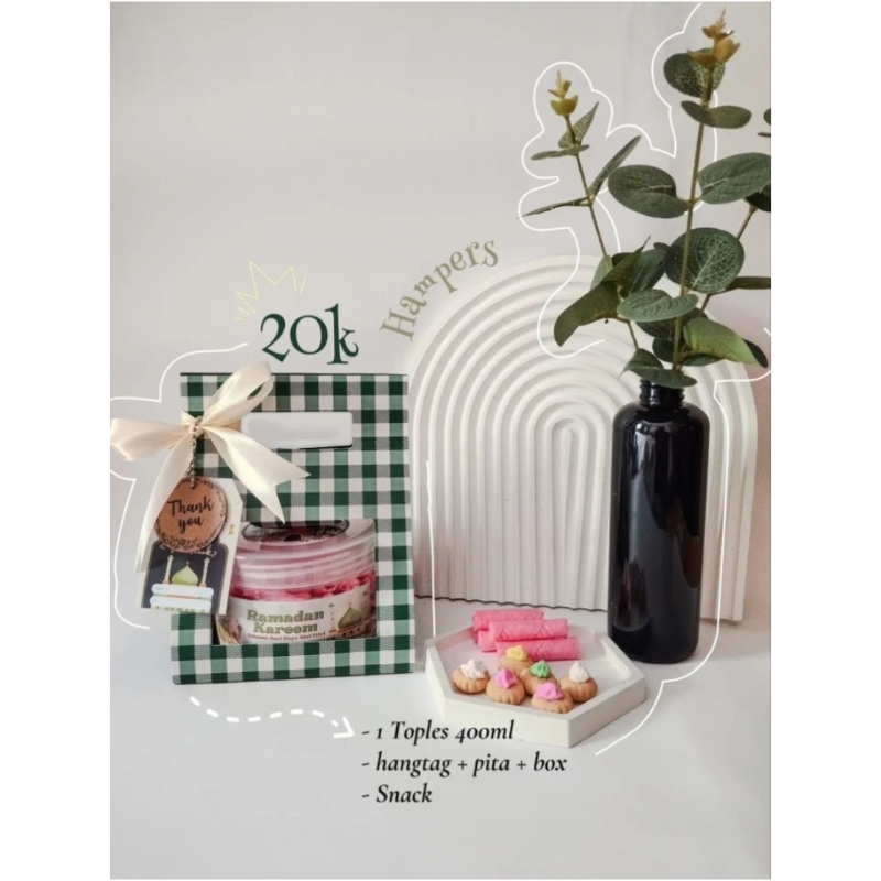 

Hampers Lebaran / Parcel Lebaran Snack Isi 1 toples 400ml Ramadhan Idul Fitri