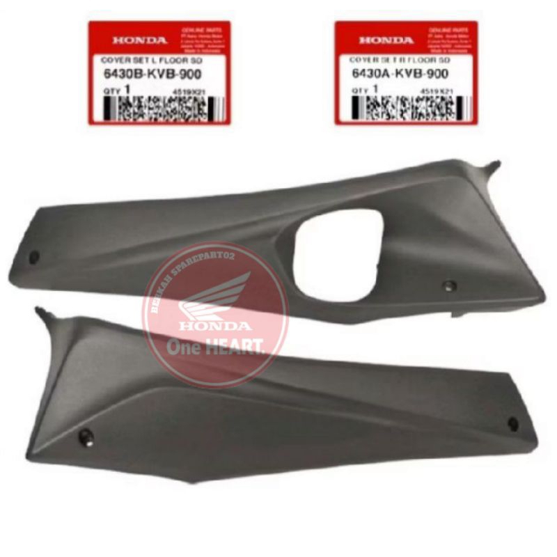 6430A-KVB-900 6430B-KVB-900 Cover L R floor side dek samping pijakan kanan kiri Vario 110 cw karbu o