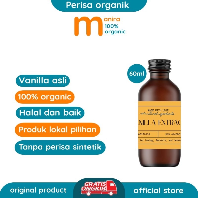 

(termurah) 60ML HOMEMADE VANILLA EXTRACT ORGANIC PREMIUM GOURMET (NON ALKOHOL) WITH SEED