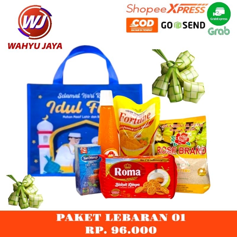 

PAKET LEBARAN 01 RP. 96.000