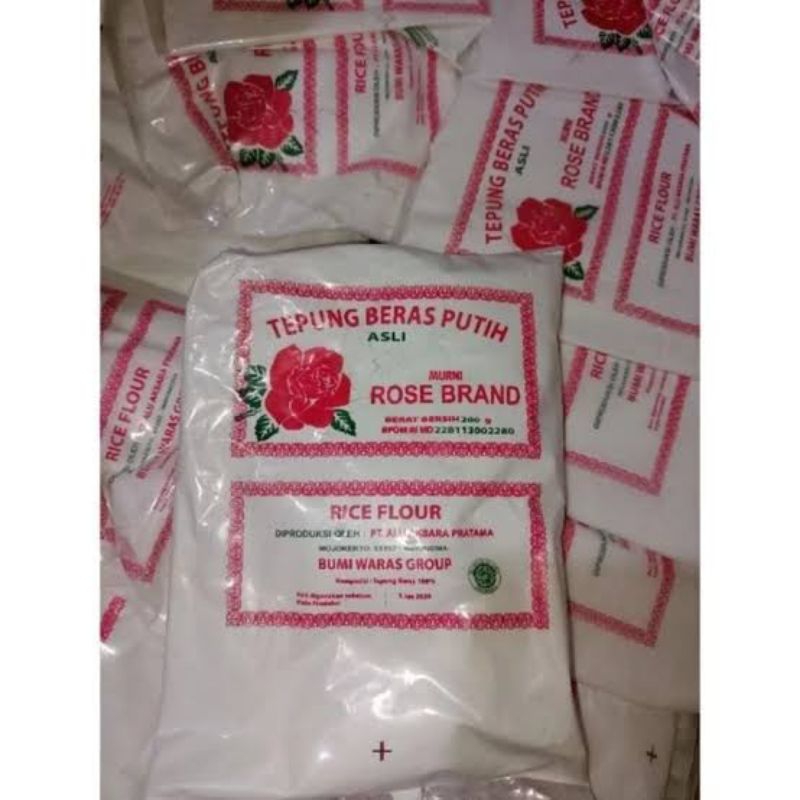 

tepung beras putih rose brand 200 gr