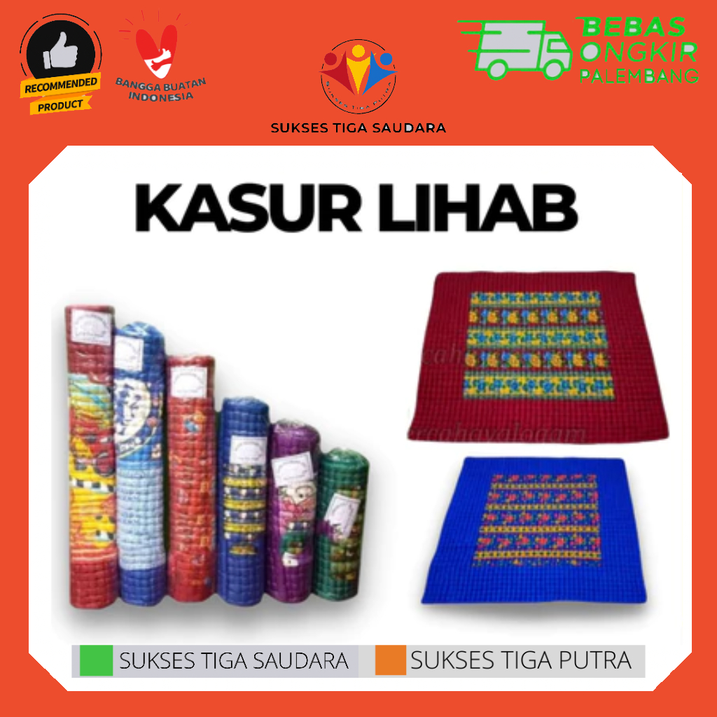 KASUR LIHAB LANTAI PALEMBANG UKURAN BANCI / KASUR LIHAP / KASUR LIPAT / TRAVEL BED / ASLI
