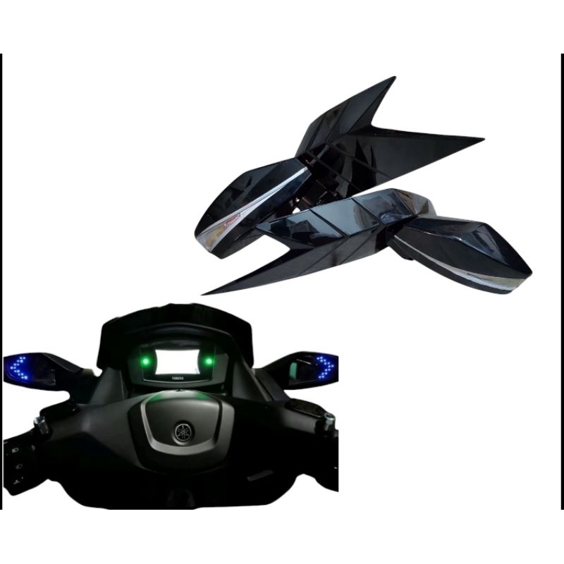 Spion Lipat nmax model b1 Spion nmax lama nmax old Accessories Bergansi + Bonus