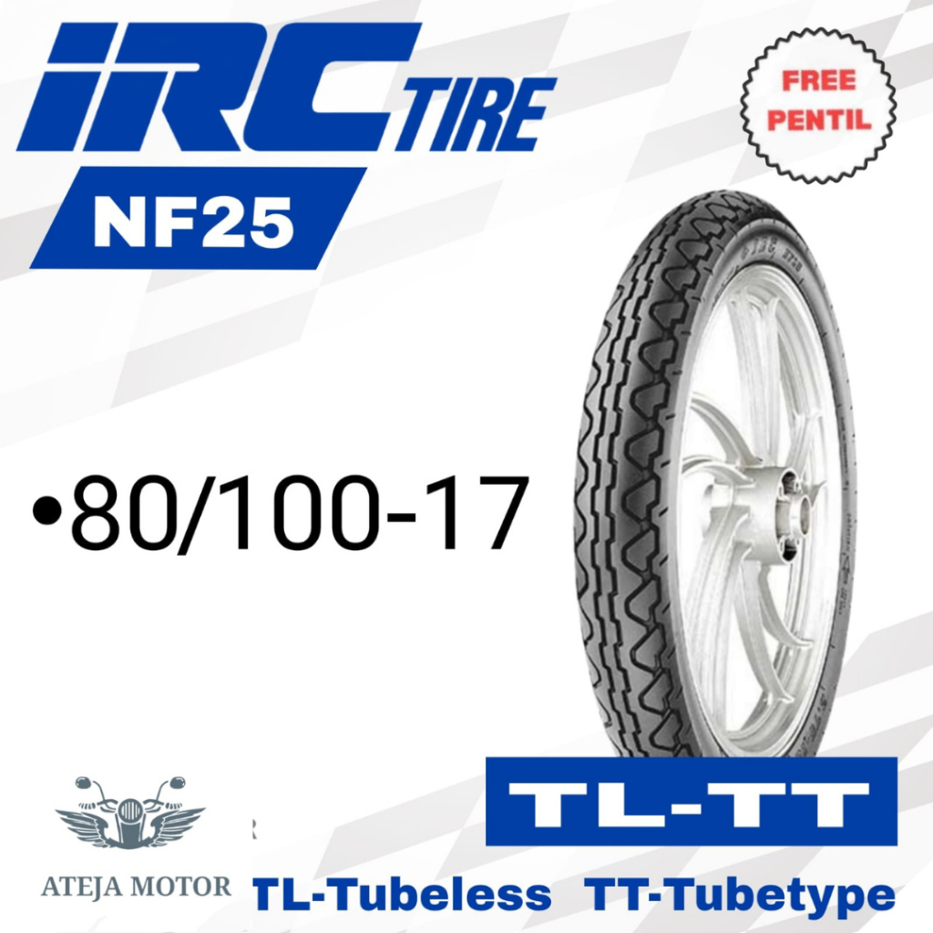 Ban IRC Ring 17 IRc NF 25 80/100-17 Ban Motor Ring 17 Ban Motor IRC