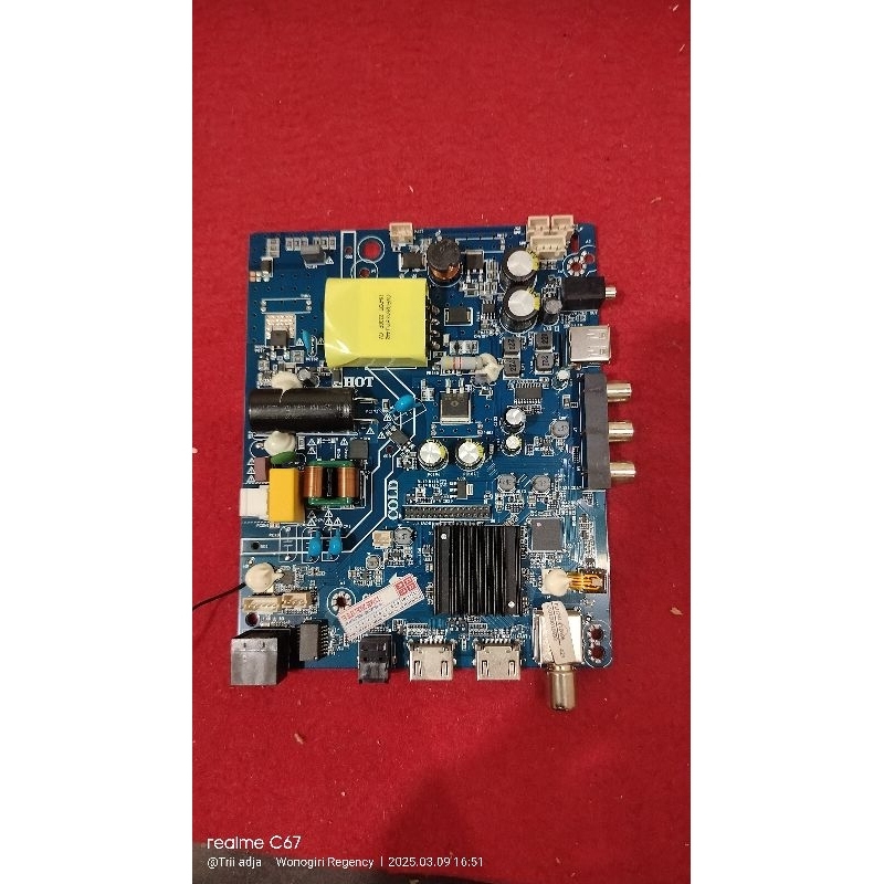 MESIN TV LED POLYTRON SMART DIGITAL MB  24CV1869 32CV1869 SAMA