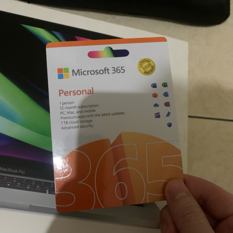 Microsoft 365 12-Month | 1 Year | 1 Tahun Personal License Key Code 100% Original