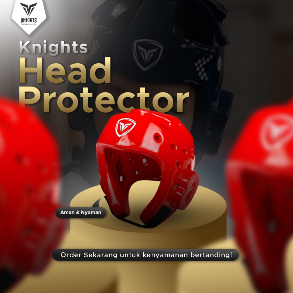 PELINDUNG KEPALA TAEKWONDO / HEADGUARD KNIGHTS TAEKWONDO