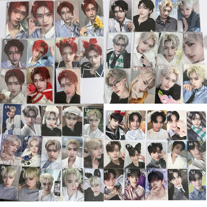 ZEROBASEONE ZB1 Ricky Shen Quanrui Official Photocard POB Sunshower Red Hair YHMAH Applemusic Everli