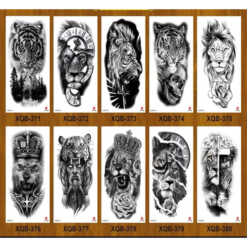 Premium Tato Temporari Motif 3D Tahan Lama dan Tahan Air