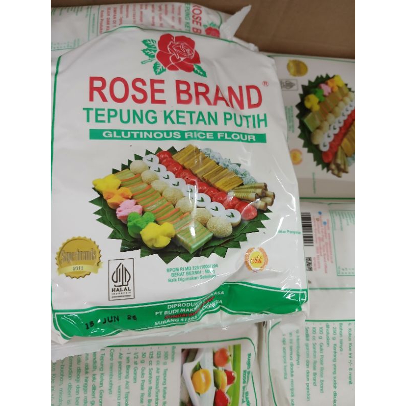 

TEPUNG KETAN PUTIH ROSE BRAND 500 GR
