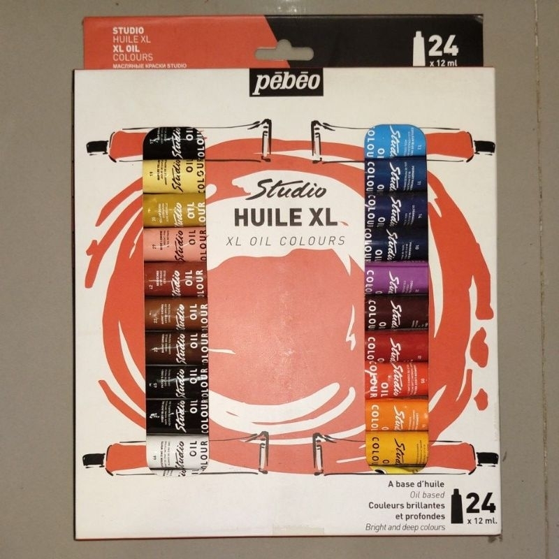 

SEALED PĒBĒO HUILE XL OIL COLORS // 24 x 12ml