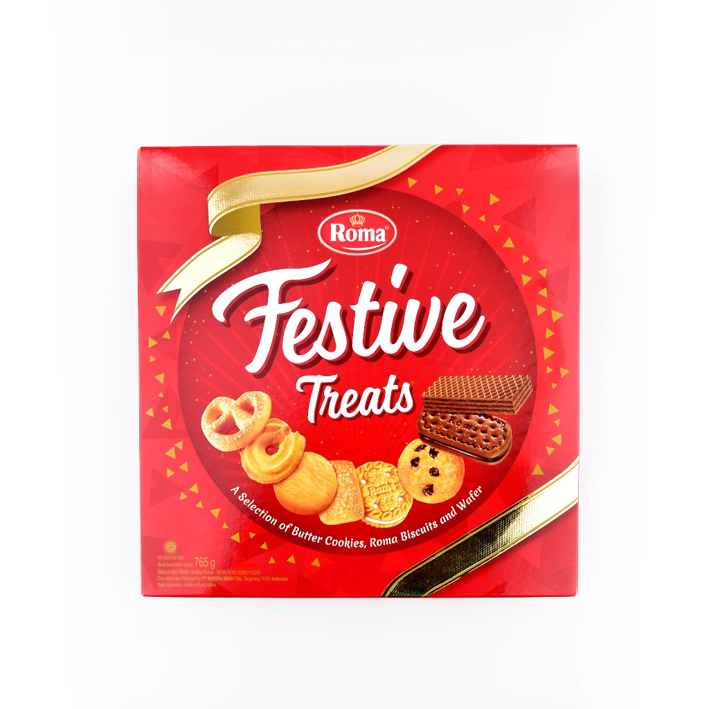 

ROMA FESTIVE TREATS BISKUIT KALENG 675GR