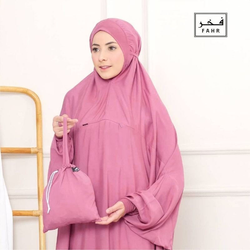 Mukena Hadramaut Malaysia Style (Terusan / Atas Bawah)