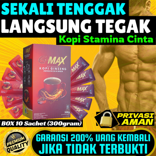 

RESEP LELUHUR KOPI G-MAX ORIGINAL STAMINA PRIA GULA AREN TAHAN LAMA KOPI GINGSENG