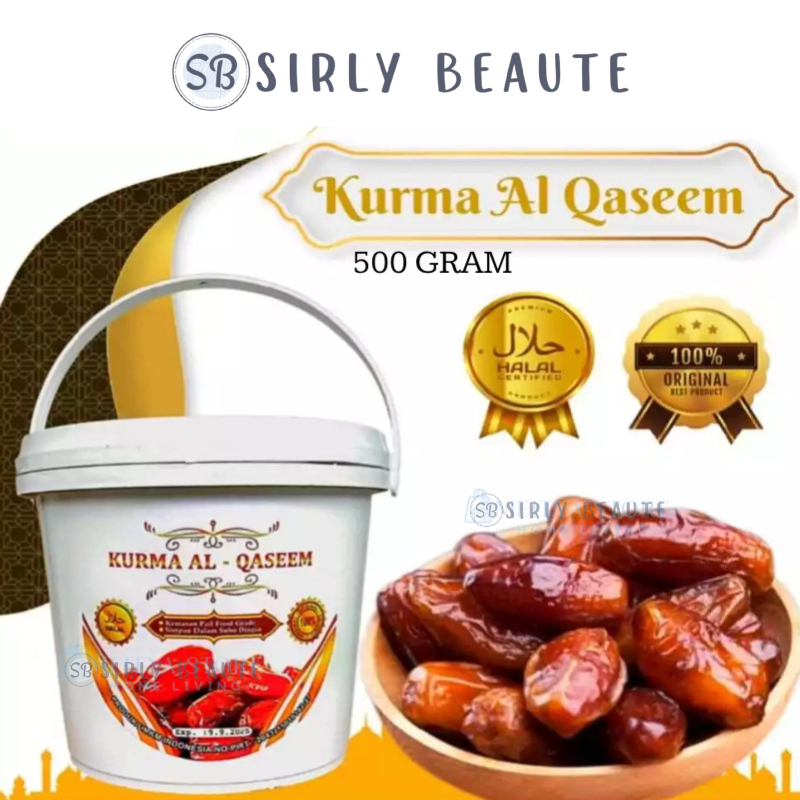 

SIRLYBEAUTE KURMA AL QASEEM ORIGINAL PREMIUM 500GRAM / KURMA AL - QASEEM ORI / KURMA AL QASEEM EMBER / KURMA AL QASEEM LEMBUT