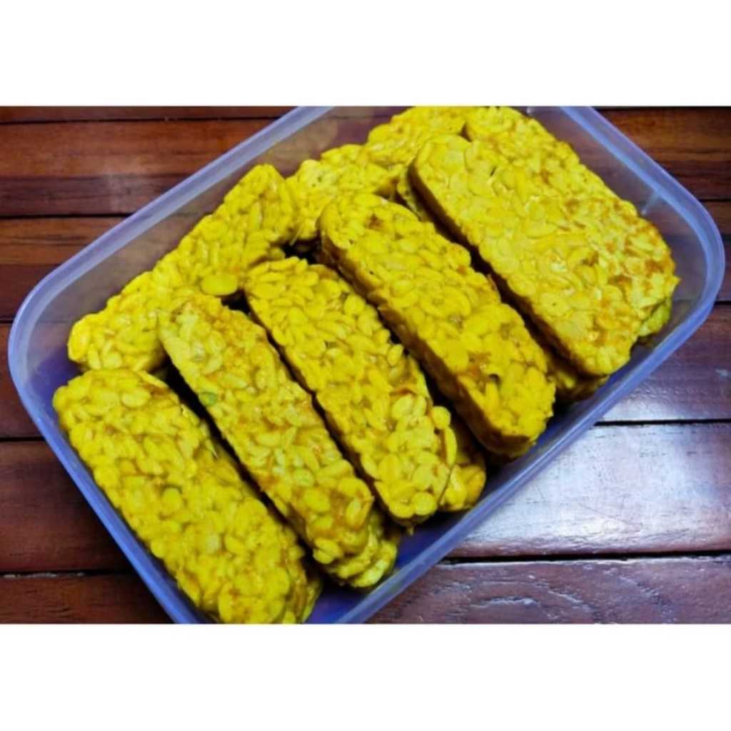 

TEMPE UNGKEP BUMBU KUNING SIAP GORENG (ISI 12)