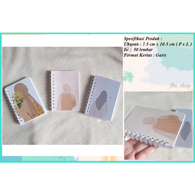 

Notebook Scrapbook A7 Notebook Islami Notebook Lucu A7 Notebook Aesthetic Cute Notebook Muslimah A7