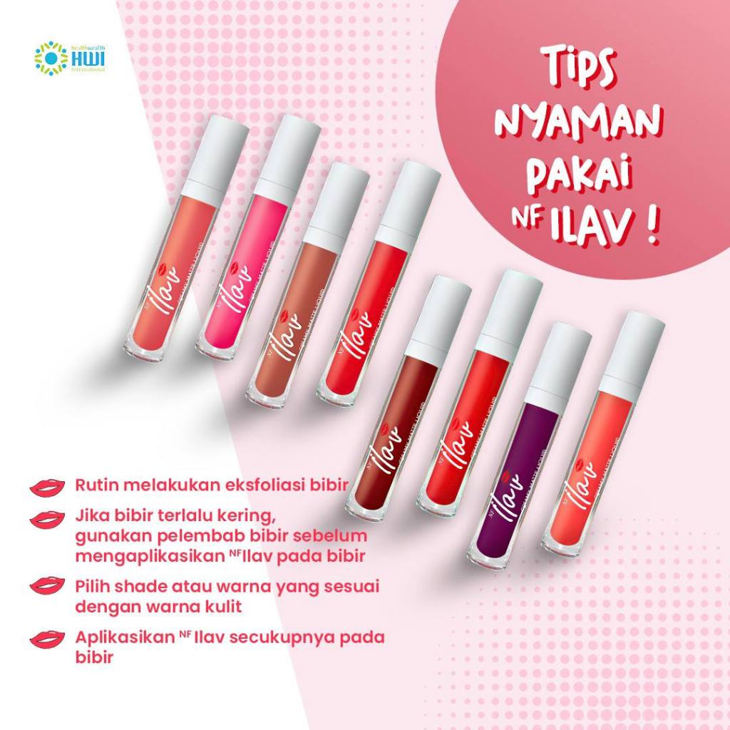 ILAV LipMatte / Lipstik Original HWI 8 Pilihan Warna