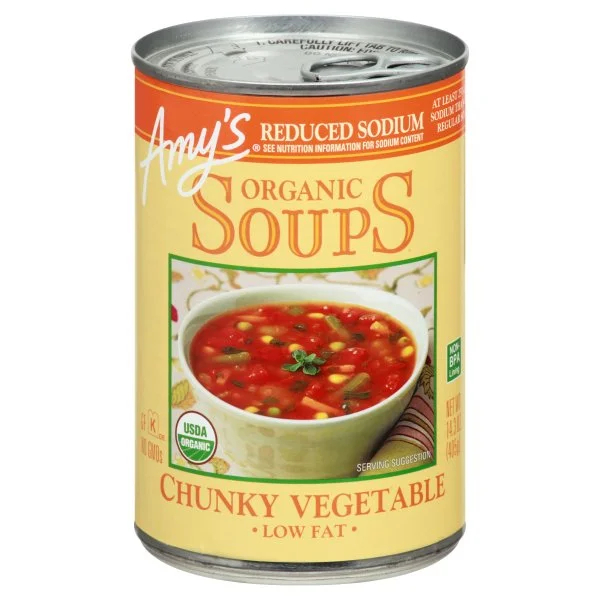 

Amy’s Organic Chunky Vegetable Soup 405g – Sup Sayur Organik Rendah Sodium
