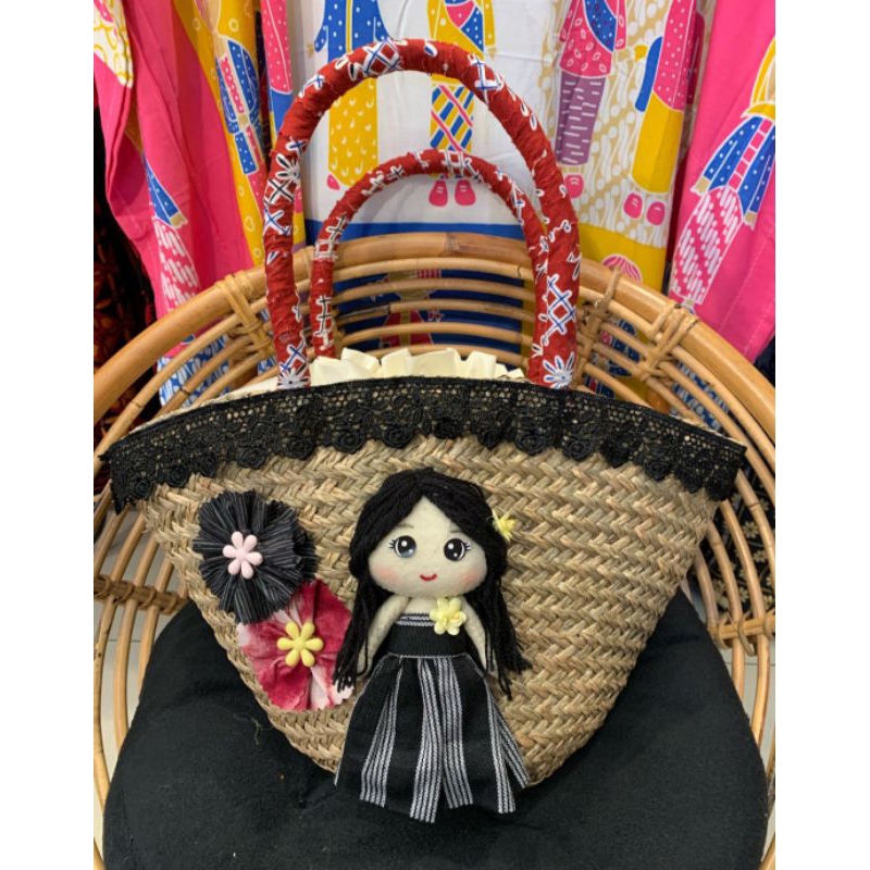 tas anyam tedjo rambut hitam