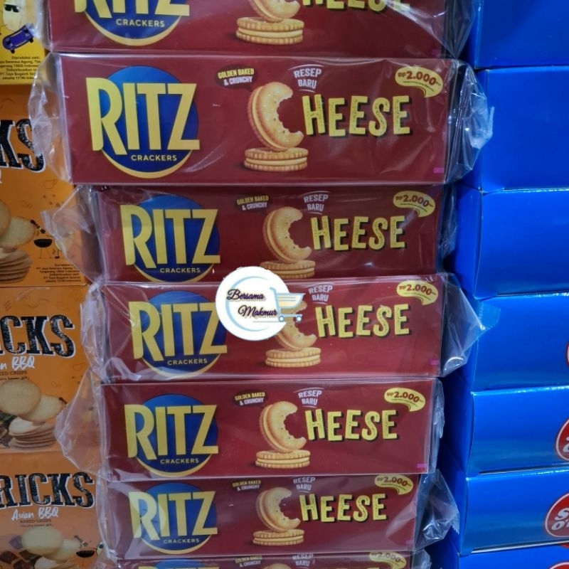 

Ritz cheese crackers 1 box isi 12 sachet