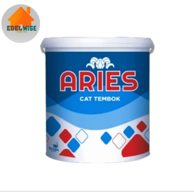 aries cat tembok 20kg super white/warna lengkap