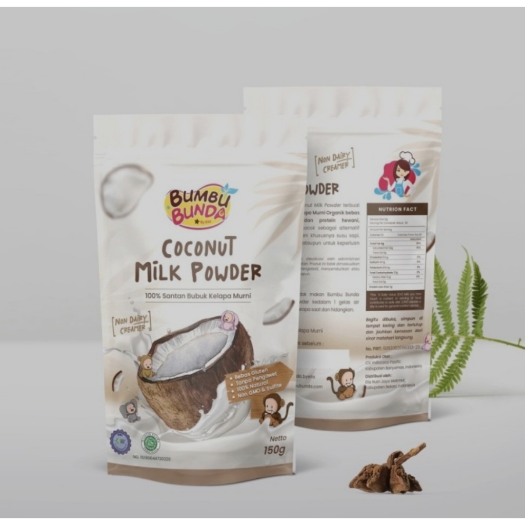 

Bumbu Bunda by Elia Coconut Milk Powder 150gr - Bubuk Organik 100% Kelapa Murni