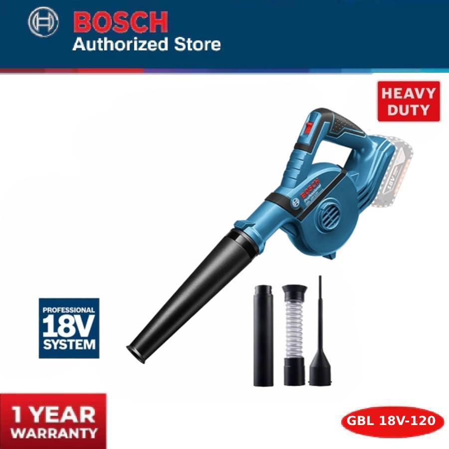 BOSCH Cordless Blower / Blower Baterai 18Volt GBL 18V-120 - Unit Only