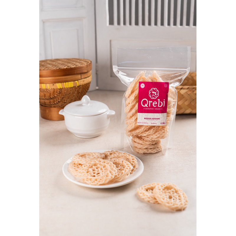 

Kerupuk seblak Mawar Putih QREBI