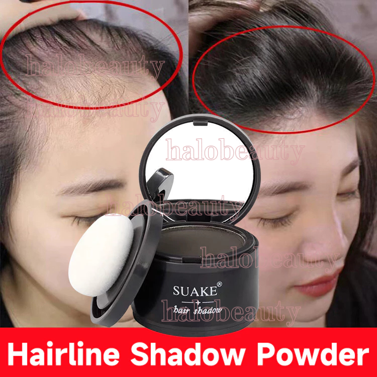 Hair Shadow Powder Bedak Penutup Uban Hair Shadow Hair Line Powder Bedak Penutup Garis Rambut Black 