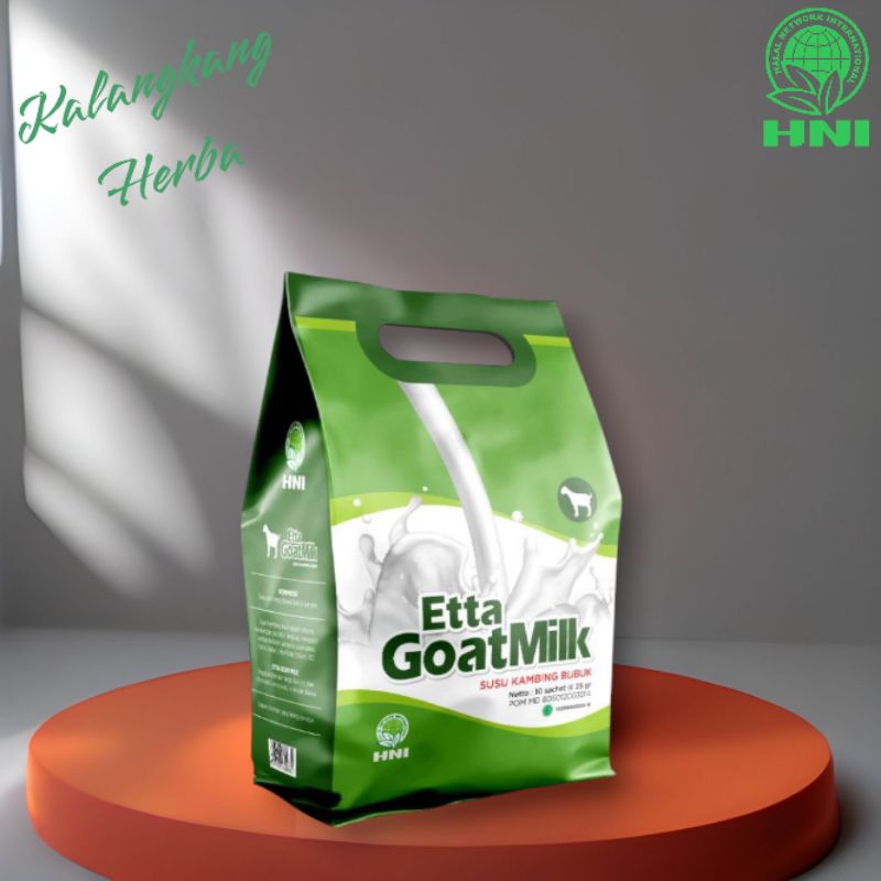 

Etta Goat Milk (EGM) | Susu Kambing Ettawa HNI HPAI Isi 10 Sachet berkhasiat menyembuhkan Asma