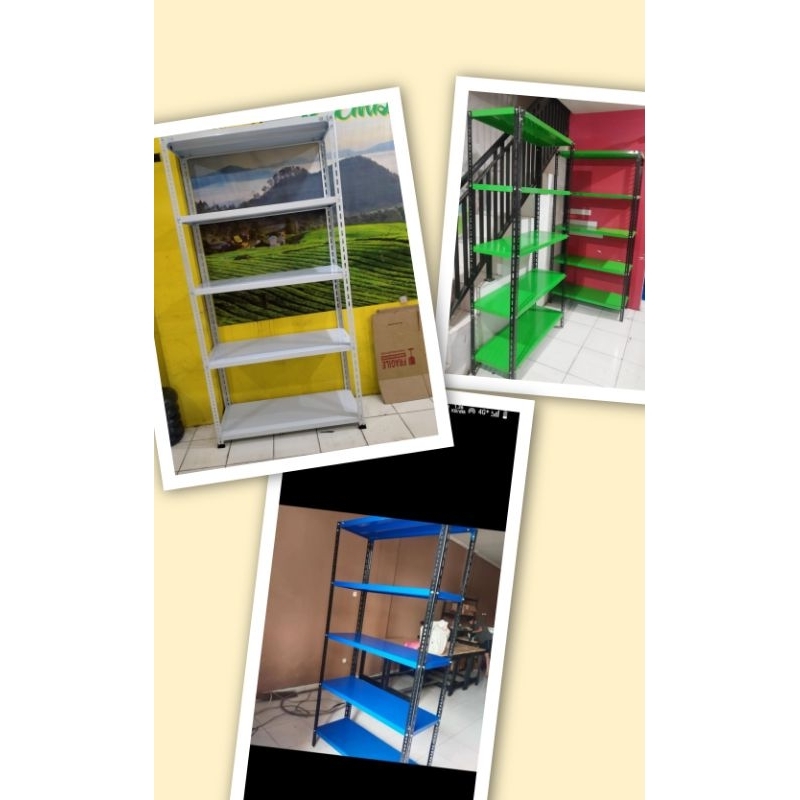 

rak besi 40x100x200 5 susun free ongkir sekitar jakarta